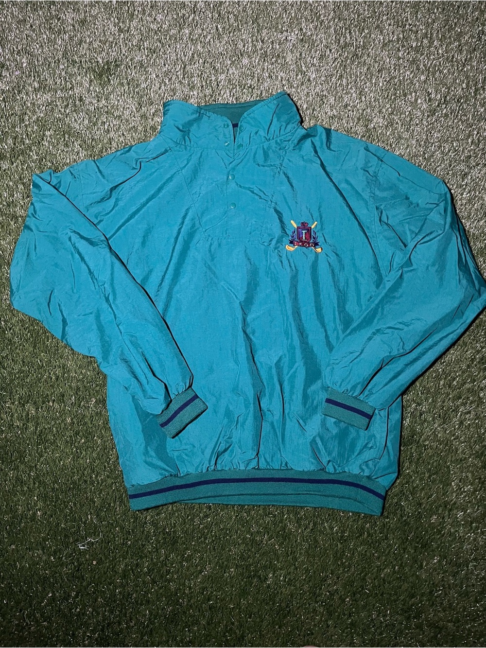 Men’s Large Vintage Izod Golf Green Jacket